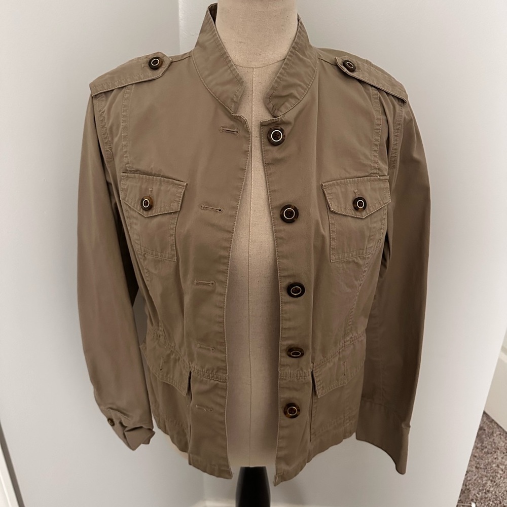 Banana Republic Khaki Utility Jacket